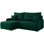 Narożnik ARPA L - strona lewa - ciemnozielony, welwet