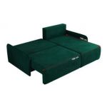 Narożnik ARPA L - strona lewa - ciemnozielony, welwet