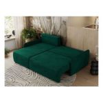 Narożnik ARPA L - strona lewa - ciemnozielony, welwet