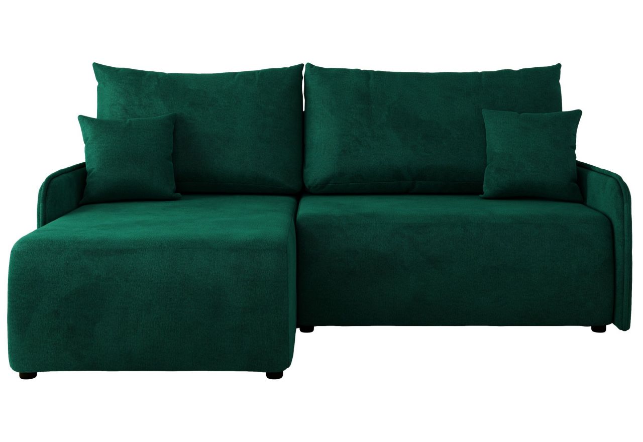 Narożnik ARPA L - strona lewa - ciemnozielony, welwet