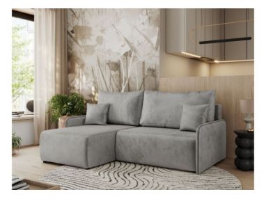 Narożnik ARPA L - strona lewa - jasnoszary, welwet