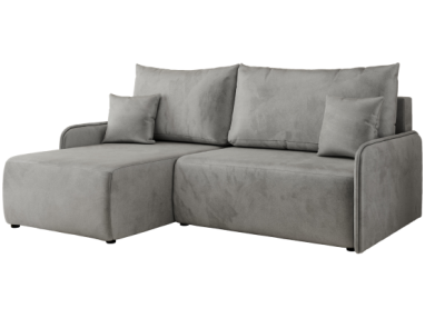 Narożnik ARPA L - strona lewa - jasnoszary, welwet