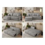 Narożnik ARPA L - strona lewa - jasnoszary, welwet