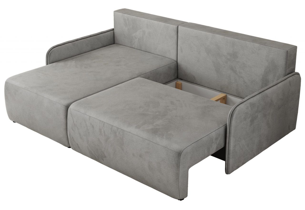 Narożnik ARPA L - strona lewa - jasnoszary, welwet