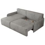 Narożnik ARPA L - strona lewa - jasnoszary, welwet