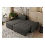 Narożnik ARPA L - strona lewa - ciemnoszary, welwet