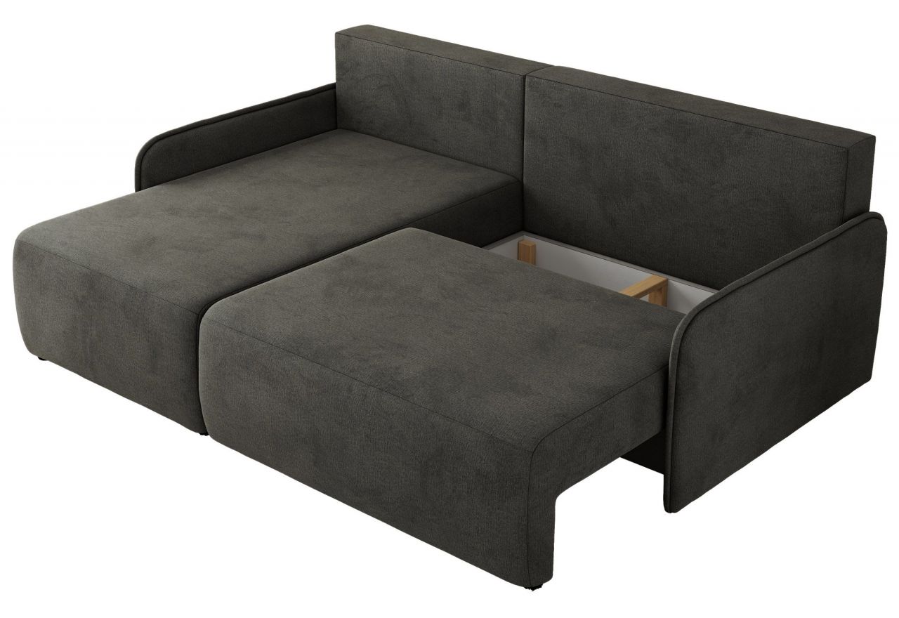 Narożnik ARPA L - strona lewa - ciemnoszary, welwet