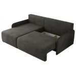 Narożnik ARPA L - strona lewa - ciemnoszary, welwet