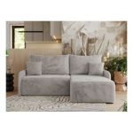 Narożnik ARPA L - strona prawa - jasnoszary, plusz