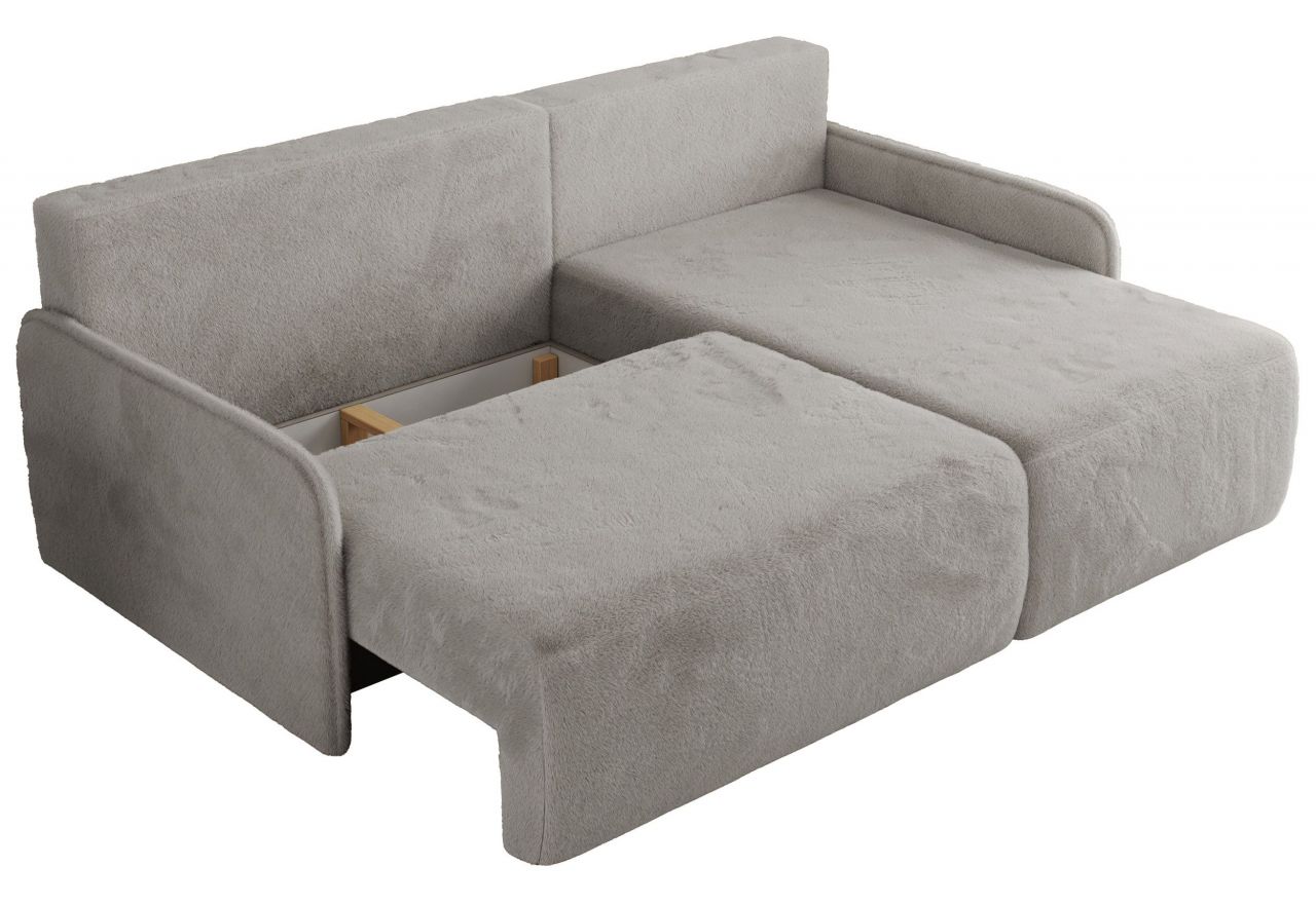 Narożnik ARPA L - strona prawa - jasnoszary, plusz