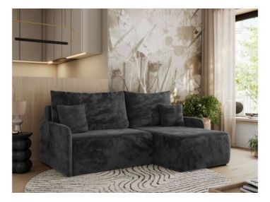 Narożnik ARPA L - strona prawa - ciemnoszary, plusz