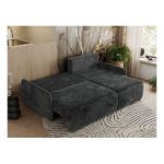 Narożnik ARPA L - strona prawa - ciemnoszary, plusz