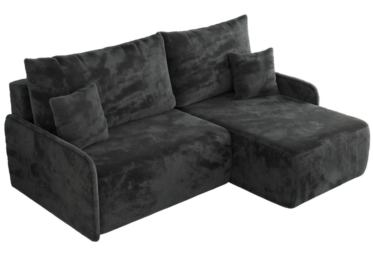 Narożnik ARPA L - strona prawa - ciemnoszary, plusz