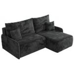 Narożnik ARPA L - strona prawa - ciemnoszary, plusz