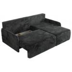 Narożnik ARPA L - strona prawa - ciemnoszary, plusz