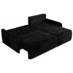 Narożnik ARPA L - strona prawa - czarny, plusz