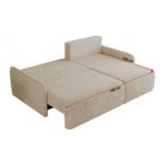 Narożnik ARPA L - strona prawa - kremowy, plusz