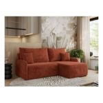 Narożnik ARPA L - strona prawa - pomarańczowy, plusz