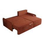 Narożnik ARPA L - strona prawa - pomarańczowy, plusz