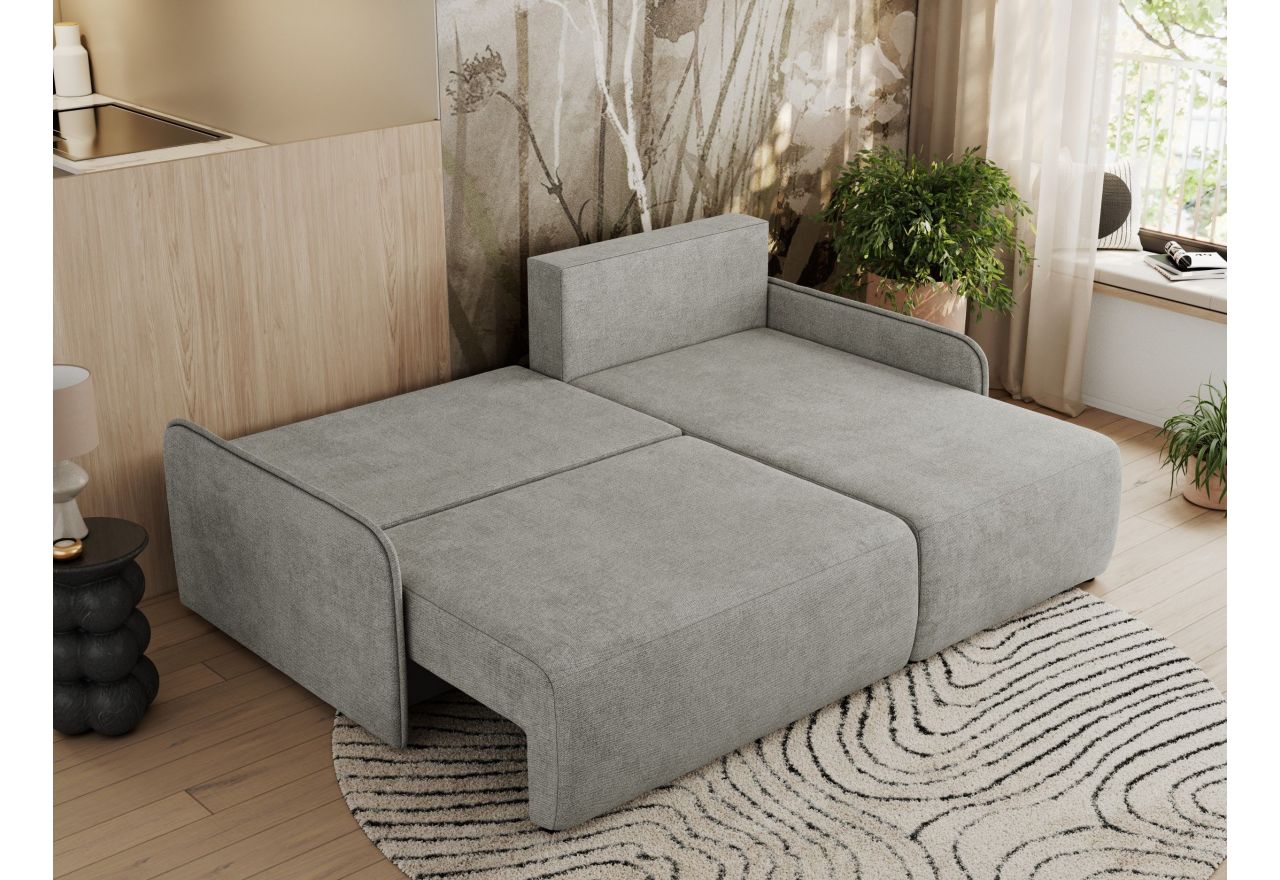 Narożnik ARPA L - strona prawa - jasnoszary, struktura