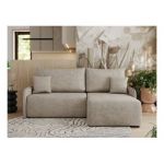 Narożnik ARPA L - strona prawa - beżowy, struktura