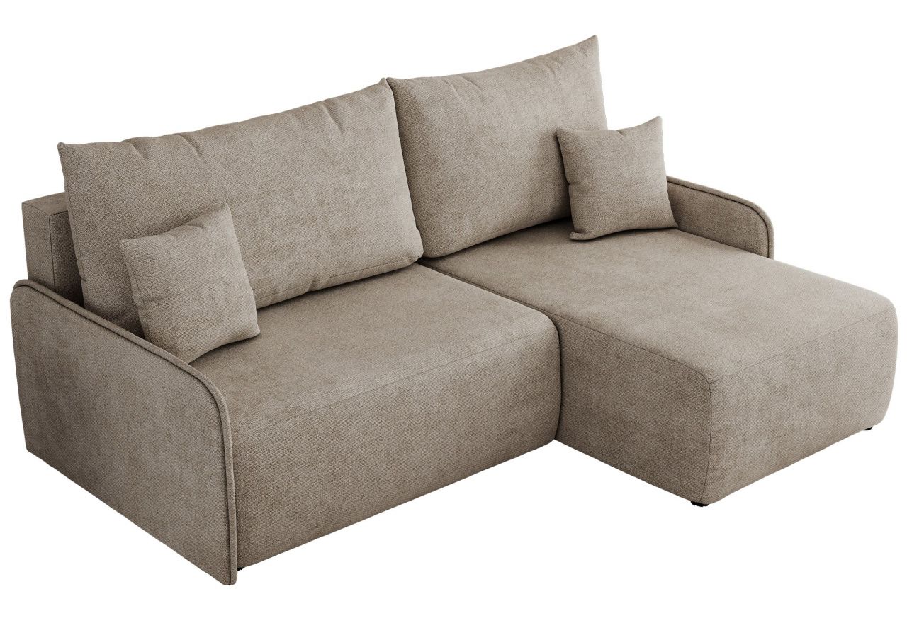 Narożnik ARPA L - strona prawa - beżowy, struktura