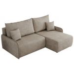 Narożnik ARPA L - strona prawa - beżowy, struktura