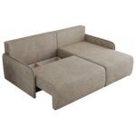 Narożnik ARPA L - strona prawa - beżowy, struktura