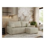 Narożnik ARPA L - strona prawa - beżowy, welwet