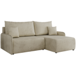 Narożnik ARPA L - strona prawa - beżowy, welwet