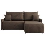 Narożnik ARPA L - strona prawa - brązowy, welwet