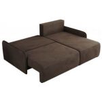 Narożnik ARPA L - strona prawa - brązowy, welwet