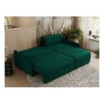 Narożnik ARPA L - strona prawa - ciemnozielony, welwet