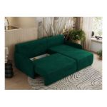 Narożnik ARPA L - strona prawa - ciemnozielony, welwet