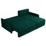 Narożnik ARPA L - strona prawa - ciemnozielony, welwet