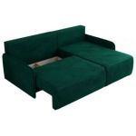 Narożnik ARPA L - strona prawa - ciemnozielony, welwet