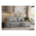 Narożnik ARPA L - strona prawa - jasnoszary, welwet