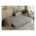 Narożnik ARPA L - strona prawa - jasnoszary, welwet