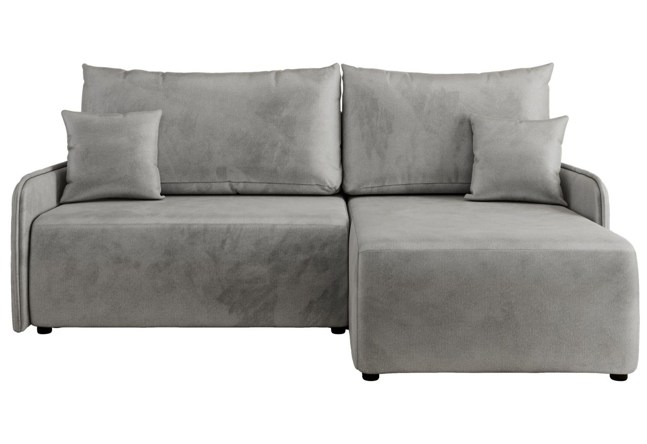 Narożnik ARPA L - strona prawa - jasnoszary, welwet