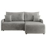 Narożnik ARPA L - strona prawa - jasnoszary, welwet