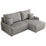 Narożnik ARPA L - strona prawa - jasnoszary, welwet