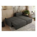 Narożnik ARPA L - strona prawa - ciemnoszary, welwet