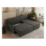 Narożnik ARPA L - strona prawa - ciemnoszary, welwet