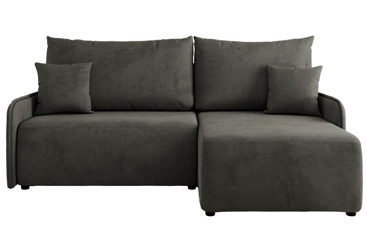 Narożnik ARPA L - strona prawa - ciemnoszary, welwet