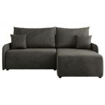 Narożnik ARPA L - strona prawa - ciemnoszary, welwet