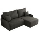 Narożnik ARPA L - strona prawa - ciemnoszary, welwet