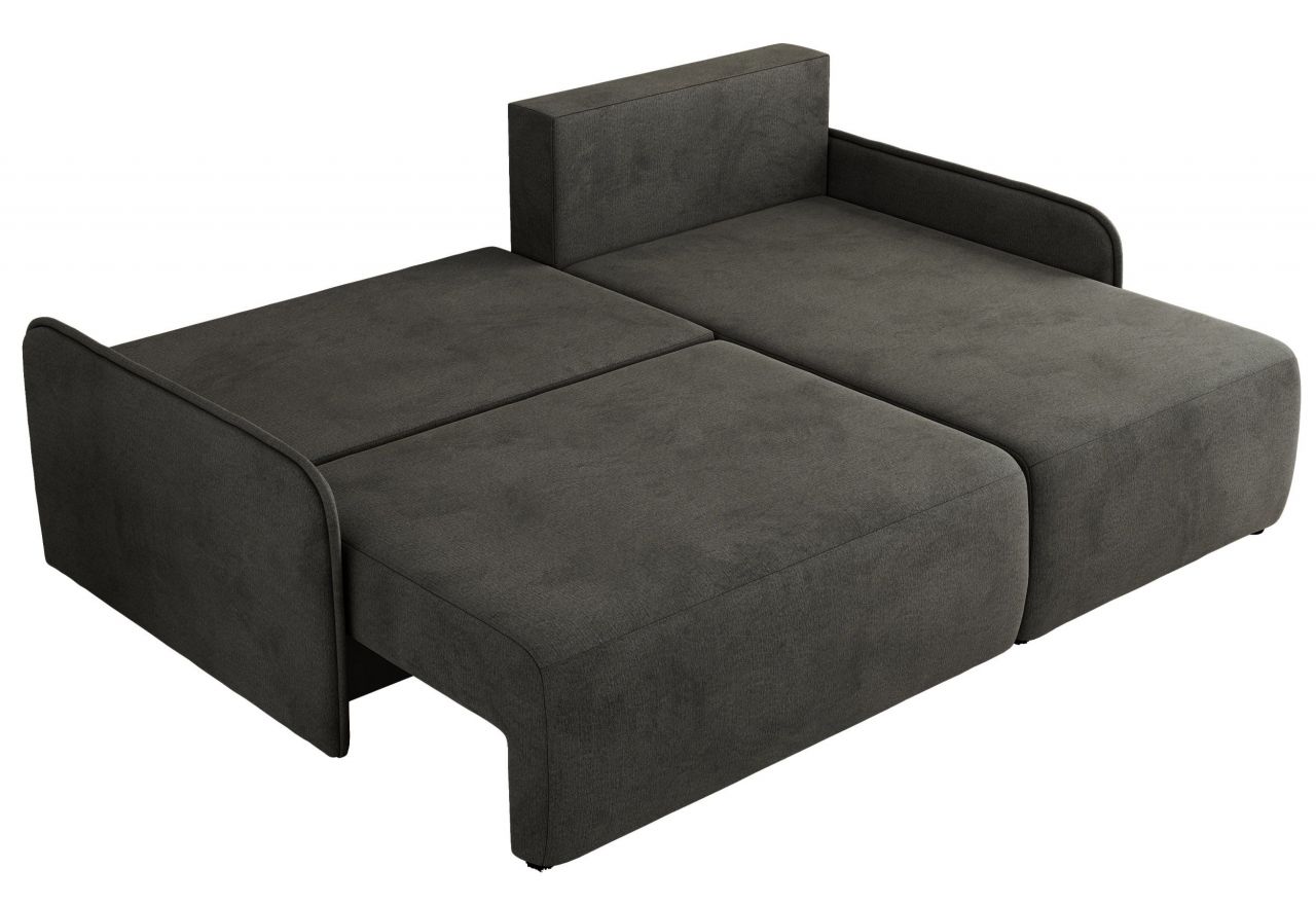 Narożnik ARPA L - strona prawa - ciemnoszary, welwet