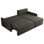 Narożnik ARPA L - strona prawa - ciemnoszary, welwet