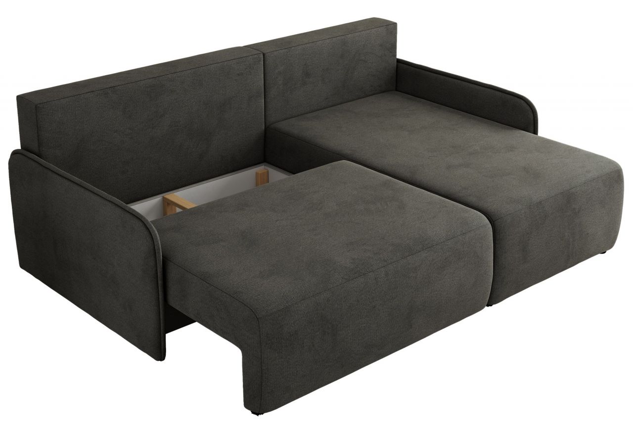 Narożnik ARPA L - strona prawa - ciemnoszary, welwet