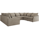 Narożnik - VERSO U 8M - uniwersalny - beżowy, struktura